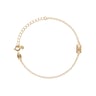 Goldenes Armband mit Buchstaben M Elinn