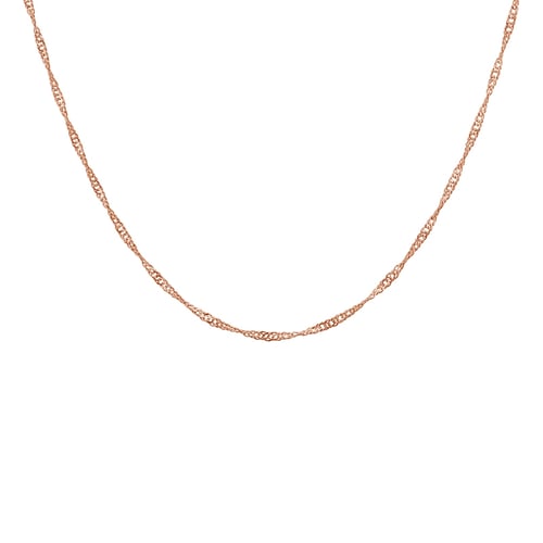 Silberne Singapurkette 42 cm