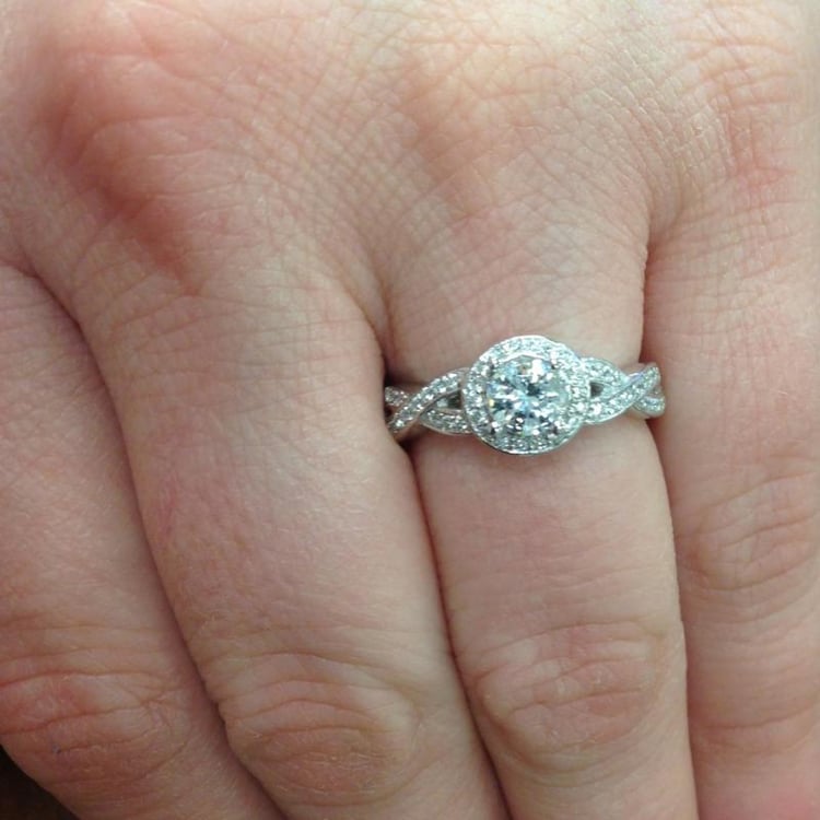 Ring mit Diamanten aus Gold 4469