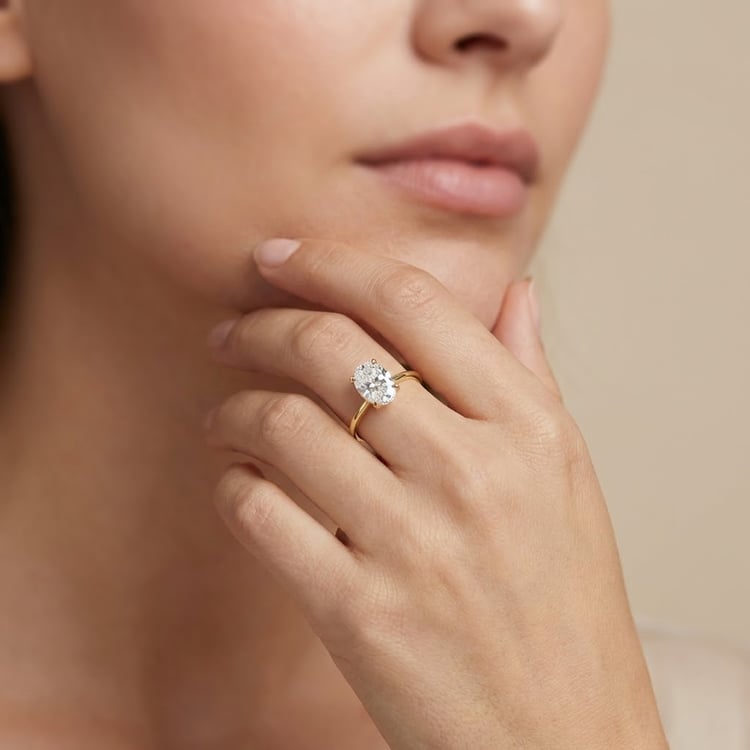 Verlobungsring aus Gold mit 0.52ct IGI-zertifiziertem Lab Grown Diamanten Frost 166139