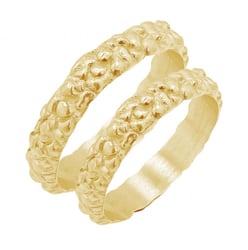 Eheringe mit atypischer Oberfläche Jane