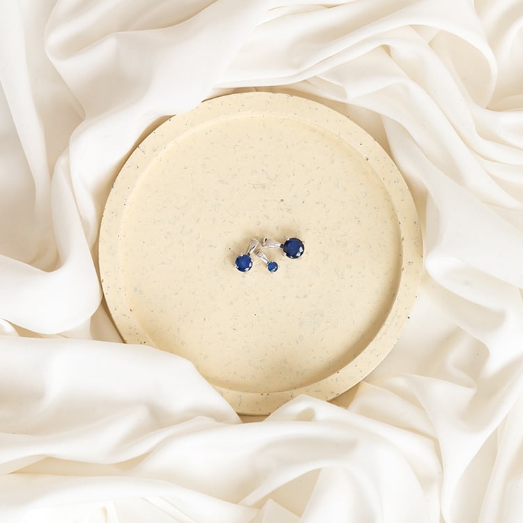 Anhänger mit einem blauen Saphir in der Größe Ihrer Wahl Quinn 123586