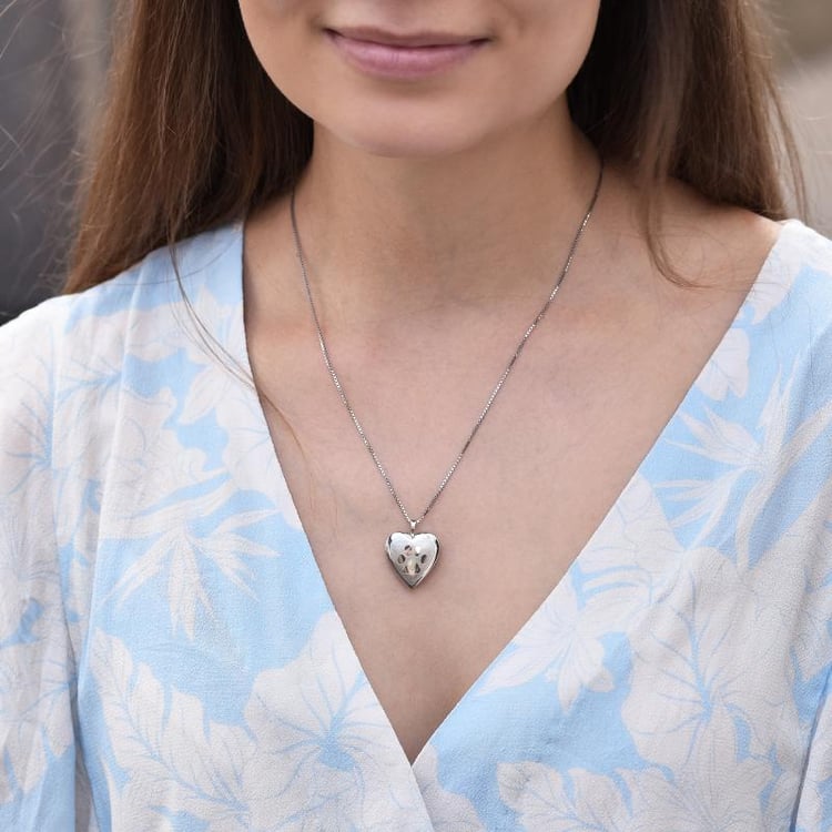 Anhänger aus Silber mit Hundepfote Vretu 32922