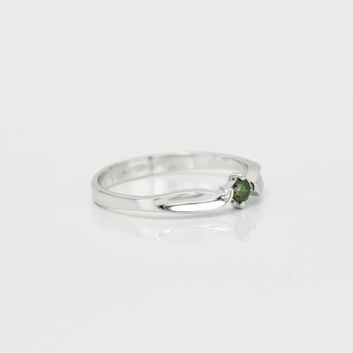 Verlobungsring mit grünem Diamant Amrusha