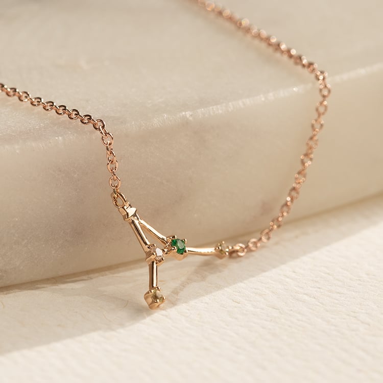 Halskette mit Tierkreiszeichen Cancer 138496