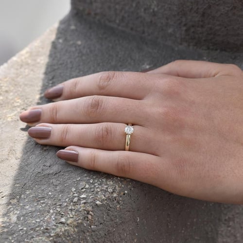 Verlobungsring mit einem Lab Grown Diamanten Lopa