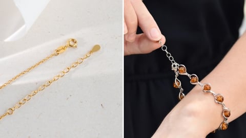 Die Verschlüsse von Halsketten und Armbändern