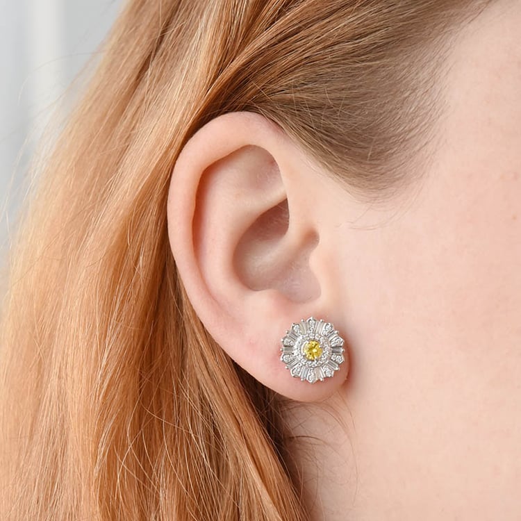 Ohrringe mit Diamanten 92769