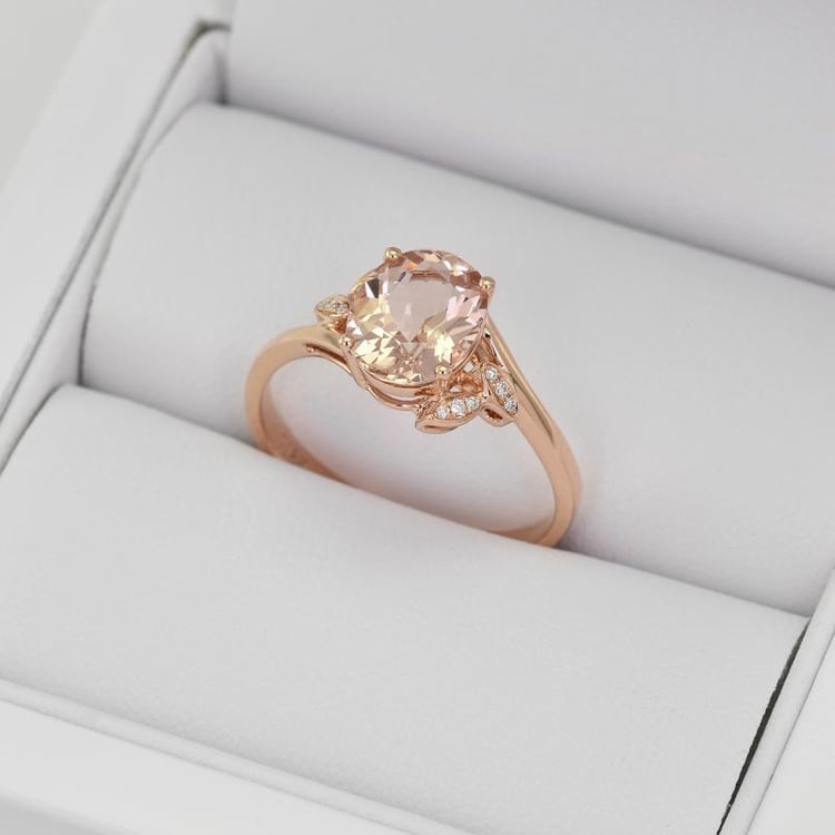 Ring mit Morganit 6128