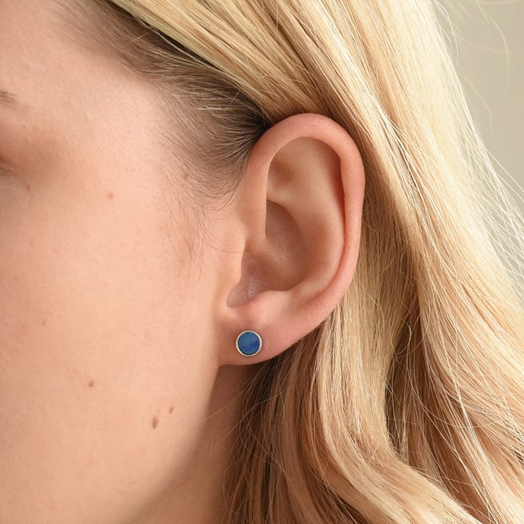 Goldohrringe mit Opal Hecatte 72031