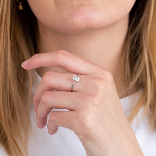Verlobungsring aus Gold mit 0.52ct IGI-zertifiziertem Lab Grown Diamanten Olson