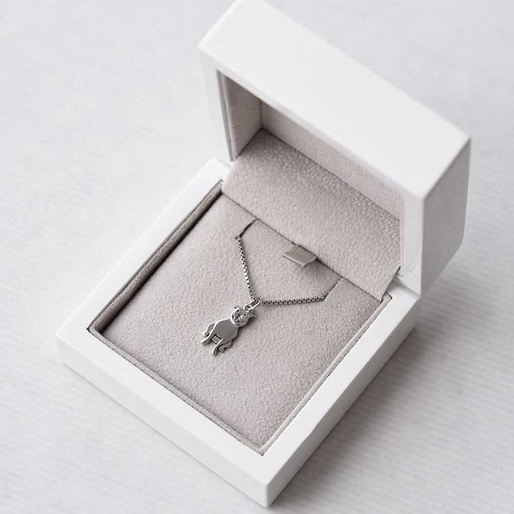 Silberkette in Form eines Pitbulls 70801