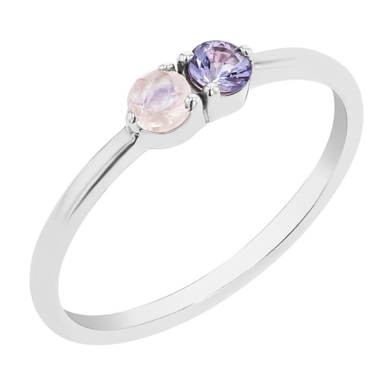 Duo-Ring mit Edelsteinen nach Wahl Cope 99920