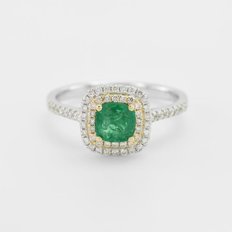 Smaragdring aus Gold 48661