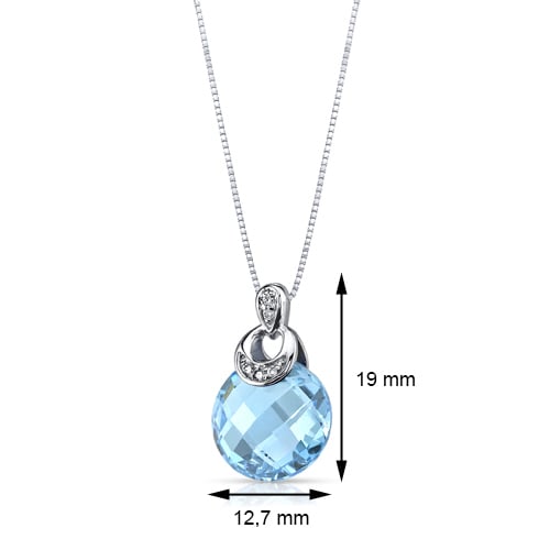 Topas Anhänger in Gold 29546