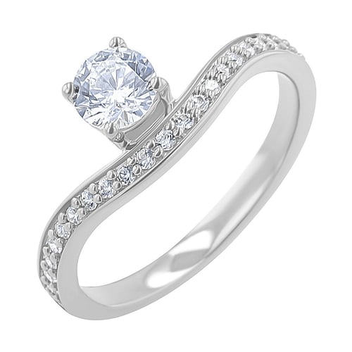 Unkonventioneller Verlobungsring mit Lab Grown Diamanten Sami