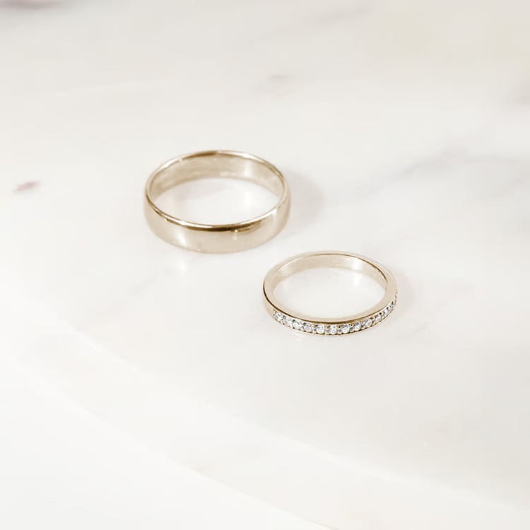 Eternity-Ring mit 1.50 mm Lab Grown Diamanten aus Haselnussgold Lorne 166338