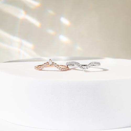 Eternityring in V-Form mit Lab Grown Diamanten Phineas