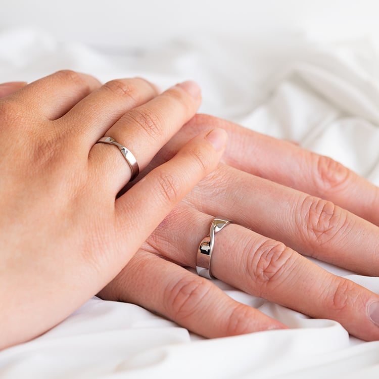 Elegante Eheringe aus Gold Modeste 131809