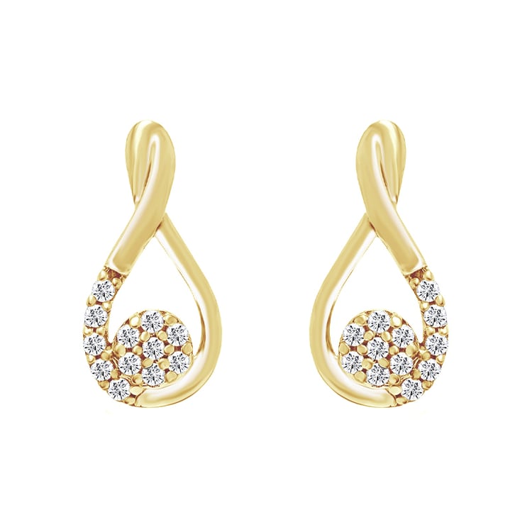 Goldenes Schmuckset mit Lab Grown Diamanten Naomi 95156