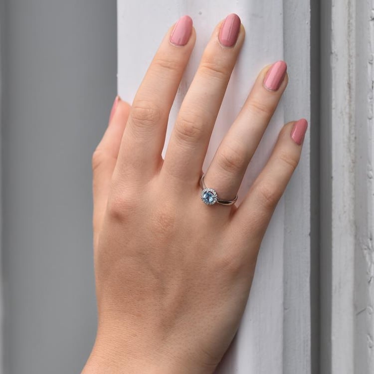 Topasring aus Gold 45024