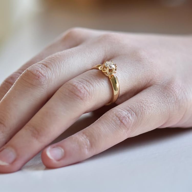 Verlobungsring mit Lab Grown Diamant Vani 74006