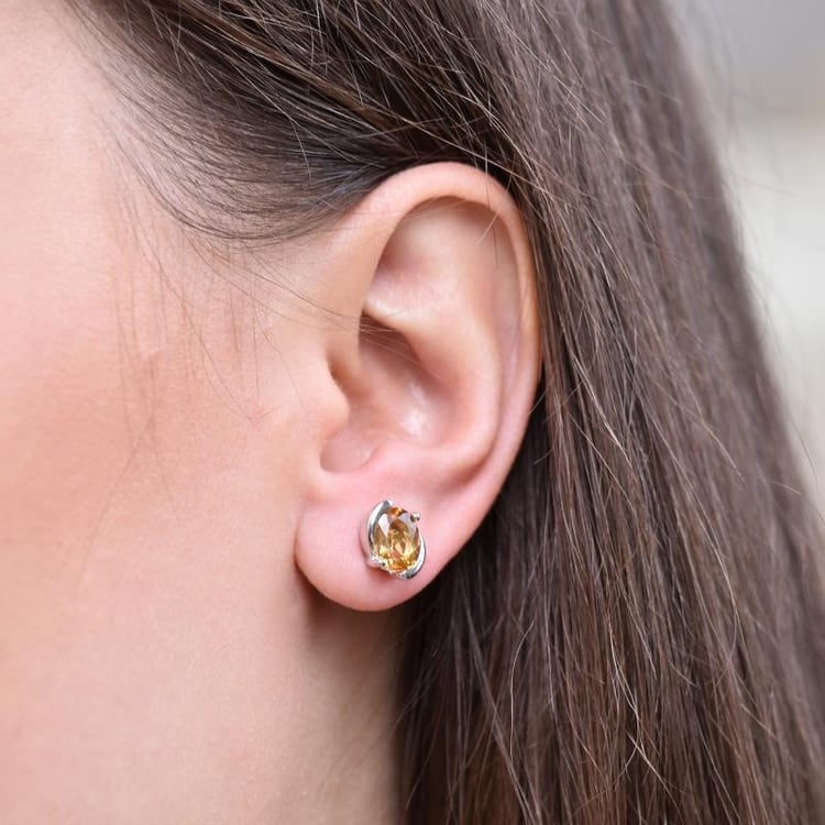 Silberne Ohrstecker 30504