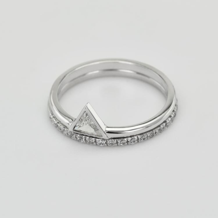 Set mit drei Ringen aus 585 Gold mit Diamanten Nizes 21536