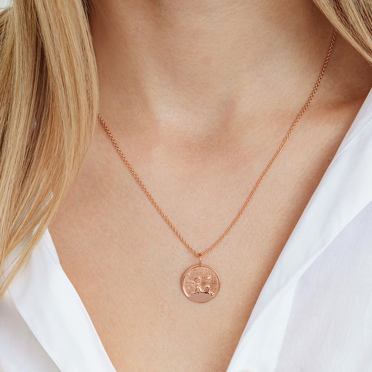 Silberanhänger mit atypischer Oberfläche und Diamant Kleiner Prinz 162632