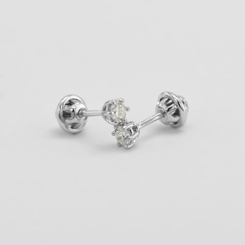 Strahlende Ohrrstecker mit 0.20ct Diamanten Docala