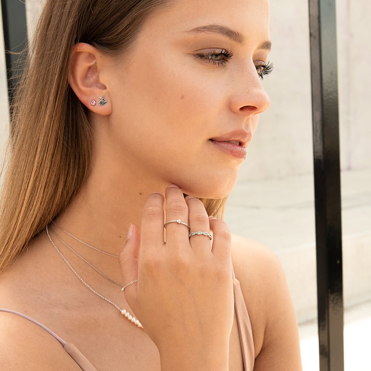 Silberne Ohrstecker Der Kleine Prinz und der Fuchs 122486