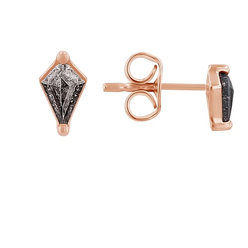 Ohrstecker mit Salt and Pepper Diamanten Ansa
