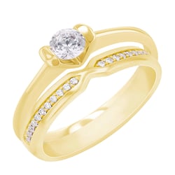 Ringset mit Diamanten Ihrer Wahl Asne