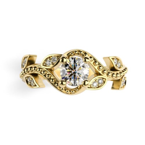 Vintage Verlobungsring mit Lab Grown Diamanten Vindo