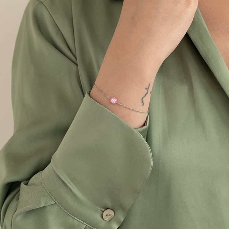 Armband aus Keramik mit Lab Grown Diamanten Sofia 122058