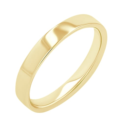Flache Eheringe aus Gold Ilah