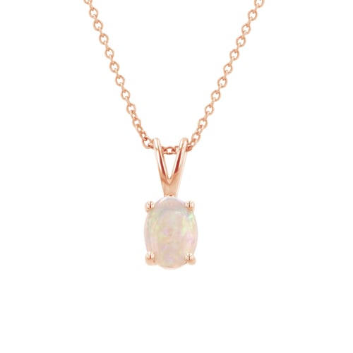 Anhänger mit einem ovalen Opal Elleanor