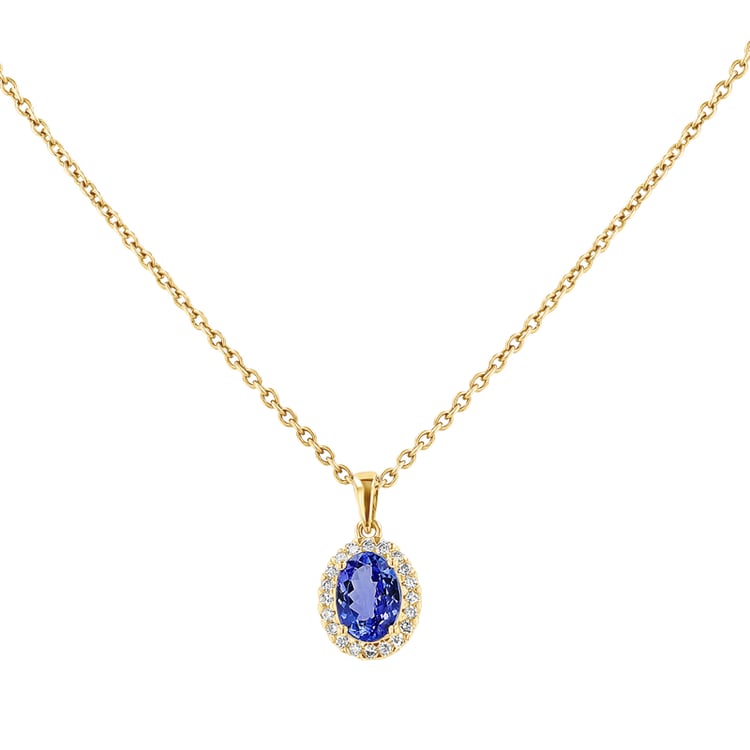 Anhänger mit Tansanit und Diamanten Maze 146847