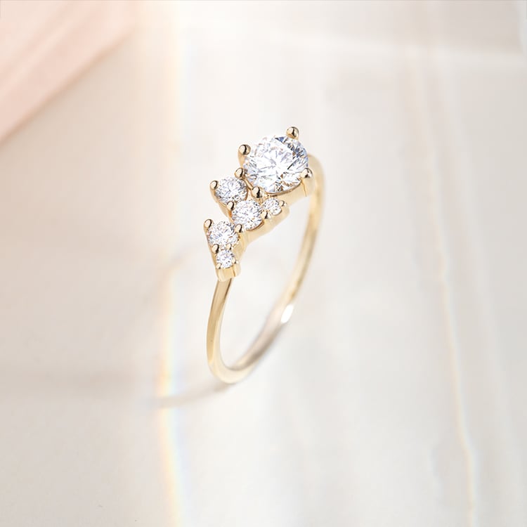 Cluster Ring mit Lab Grown Diamanten Sava 152009