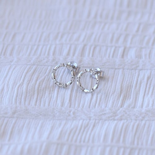 Goldene Karma Schmuckset mit Diamanten Lesley