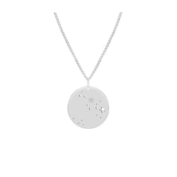 Silberner Anhänger mit Sternbild und Diamant Nyala