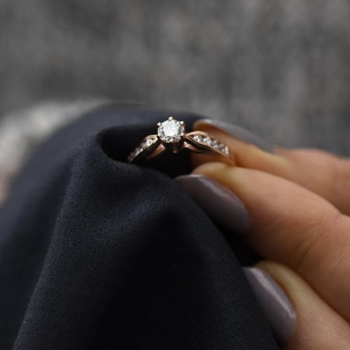 Verlobungsring mit Lab Grown Diamanten Mita