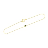 Goldenes Armband mit grünem Diamant Bonato