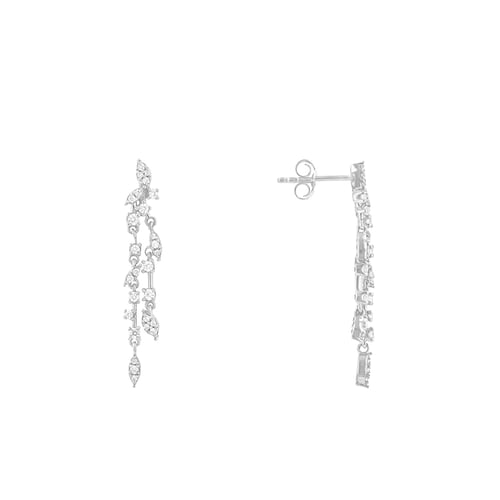 Hängeohrringe mit Diamanten Lungile