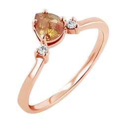 Einzigartiger Ring mit Salt and Pepper Diamant und Lab Grown Diamanten Louisa