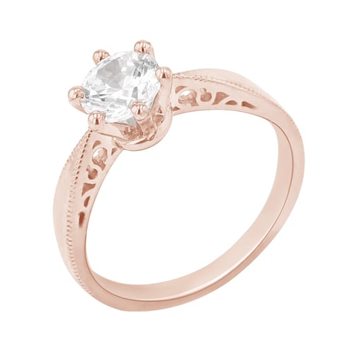 Verlobungsring mit einem Diamanten Eveta