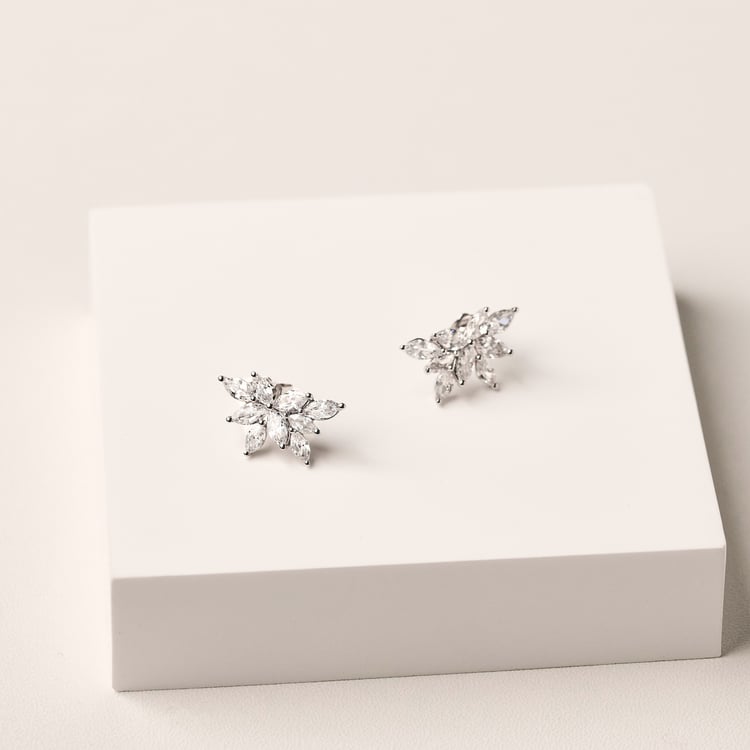 Luxuriöse Ohrstecker mit natürlichen Diamanten in Marquiseform Ishita 165467