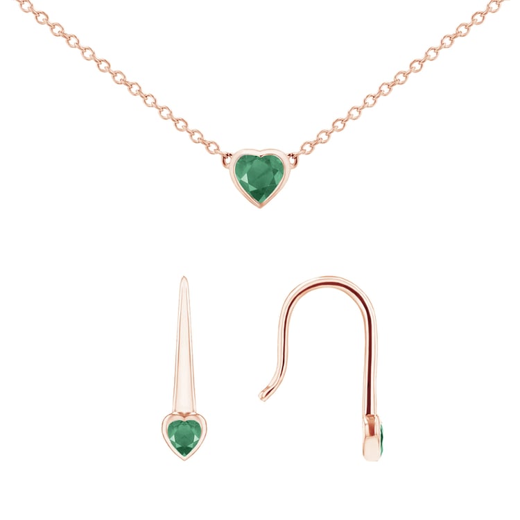 Schmuckset mit Smaragden Roshni 145760