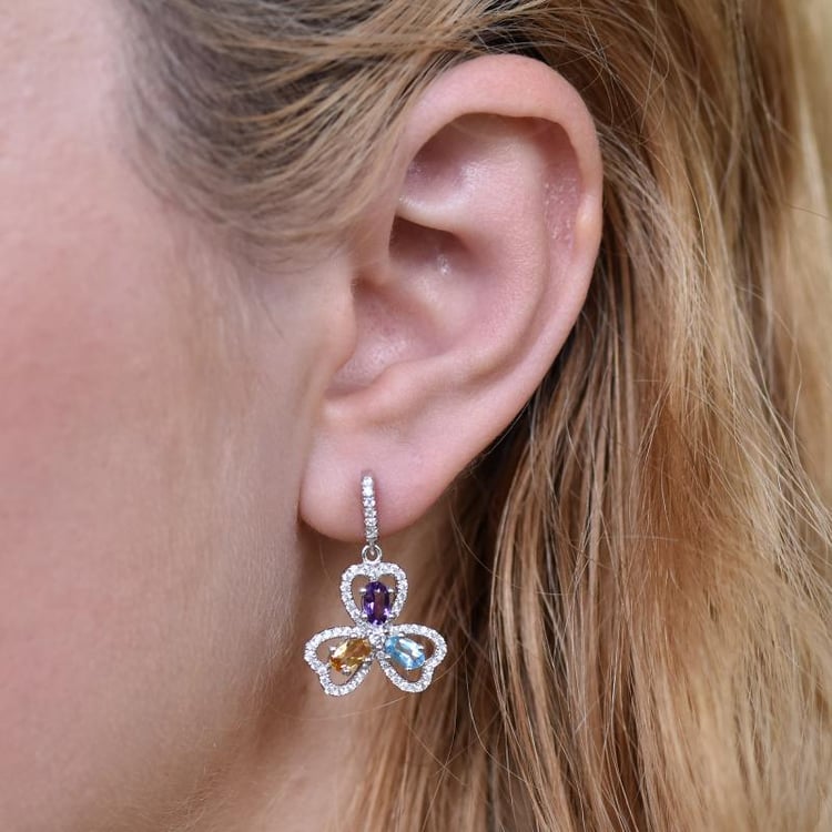 Edelsteinohrringe 16687