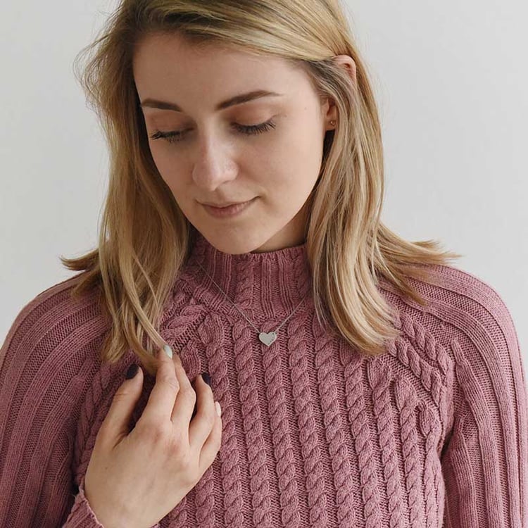 Anhänger aus Gold in Herz-Form mit personalisierter Gravur Atalia 89237